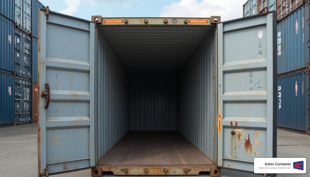 40ft shipping container storage